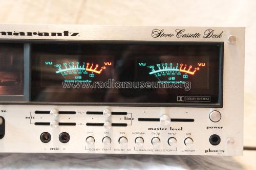 Stereo Cassette Deck Model 5020 ; Marantz Sound United (ID = 2011249) Sonido-V