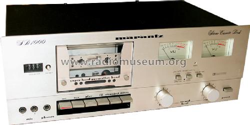 Stereo Cassette Deck SD-1000; Marantz Sound United (ID = 1454540) Sonido-V