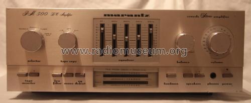 Stereo Console Amplifier PM500 DC PM500; Marantz Sound United (ID = 1798591) Ampl/Mixer