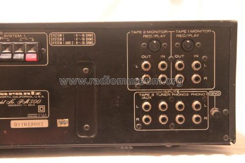 Stereo Console Amplifier PM500 DC PM500; Marantz Sound United (ID = 1798599) Ampl/Mixer