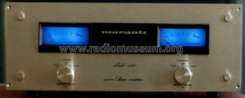 Stereo Power Amplifier Model 250; Marantz Sound United (ID = 2159888) Ampl/Mixer