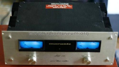 Stereo Power Amplifier Model 250; Marantz Sound United (ID = 2159889) Ampl/Mixer