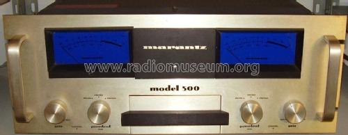 Stereo Power Amplifier 500; Marantz Sound United (ID = 546406) Ampl/Mixer