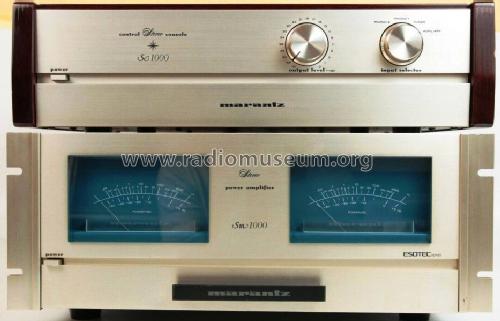 Stereo Power Amplifier SM1000; Marantz Sound United (ID = 2439845) Ampl/Mixer