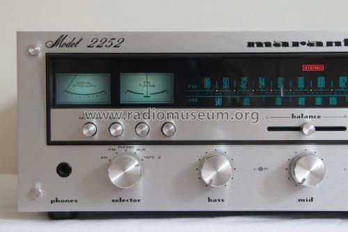 Stereophonic Receiver 2252; Marantz Sound United (ID = 1883616) Radio
