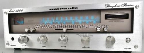 Stereophonic Receiver 2200; Marantz Sound United (ID = 2549193) Radio