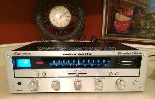 Stereophonic Receiver 2216; Marantz Sound United (ID = 1599448) Radio