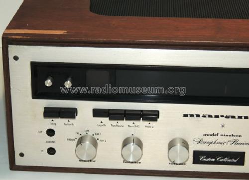 Stereophonic Receiver nineteen ; Marantz Sound United (ID = 1335338) Radio