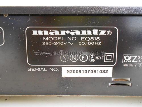 Graphic Equalizer Spectrum Analyzer EQ515; Marantz Sound United (ID = 2275510) Ampl/Mixer