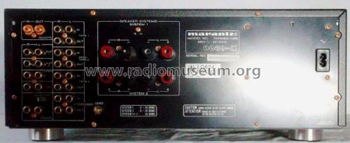 Integrated Stereo Amplifier PM-82 74PM82 /00B /01B /02B /05B /07B /01G /02G; Marantz Sound United (ID = 2370599) Ampl/Mixer