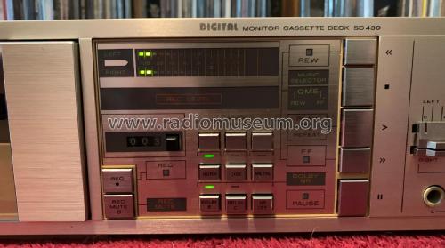 Digital Monitor Cassette Deck SD-430; Marantz Sound United (ID = 2531885) R-Player