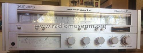 Stereophonic Receiver SR2000; Marantz Sound United (ID = 2390469) Radio