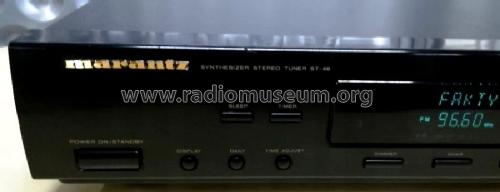 Synthesizer Stereo Tuner RDS ST-48 74ST48 /01B /02B /05B; Marantz Sound United (ID = 2378432) Radio