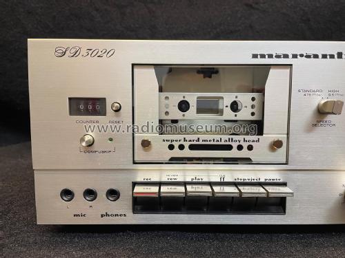 2 speed cassette deck SD 3020; Marantz Sound United (ID = 2972239) R-Player