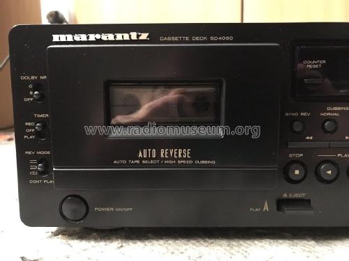 Cassette Deck SD4050/N1B; Marantz Sound United (ID = 2852276) R-Player