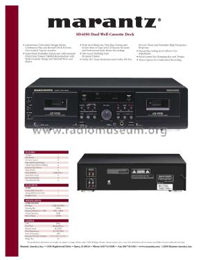 Cassette Deck SD4050/N1B; Marantz Sound United (ID = 2852407) R-Player