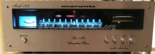 FM/AM Stereophonic Tuner Model 105; Marantz Sound United (ID = 2558409) Radio