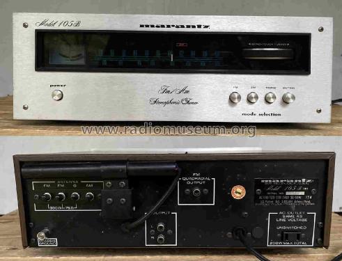 FM/AM Stereophonic Tuner 105B; Marantz Sound United (ID = 2987023) Radio