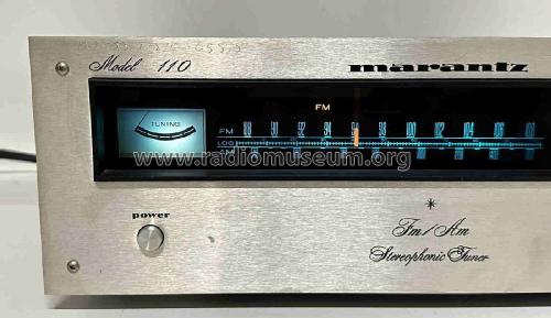 FM/AM Stereophonic Tuner Model 110; Marantz Sound United (ID = 2986717) Radio