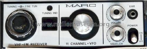 VHF-FM Receiver 11 Channel + VFO ; Marc; Japan (ID = 1215567) Amateur-R