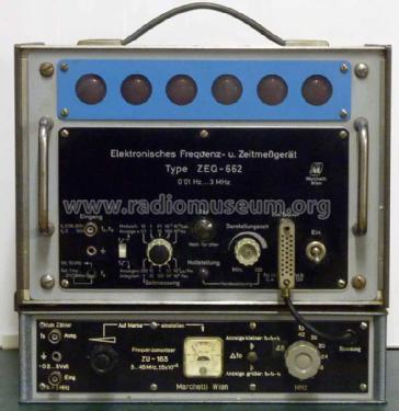 Elektronisches Frequenz- und Zeitmessgerät ZEQ-662N; Marchetti, Dipl. Ing (ID = 1426711) Equipment