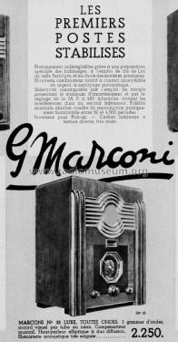 35 Ch= 435L; Marconi marque, Cie. (ID = 2722230) Radio