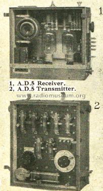 100 Watt Inter-aircraft Set AD5 ; Marconi Co. (ID = 2402047) Commercial TRX