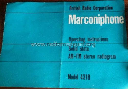 4318; Marconi Co. (ID = 1969186) Radio