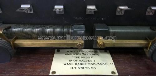 Amplifier and Detector Type 55F; Marconi's Wireless (ID = 2344358) mod-pre26