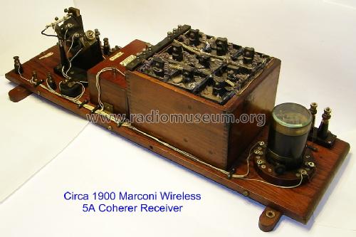 Coherer Receiver No. 5A; Marconi Co. (ID = 1345551) Commercial Re