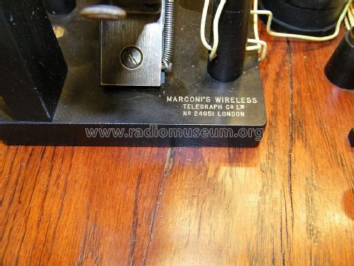 Coherer Receiver No. 5A; Marconi Co. (ID = 1345563) Commercial Re