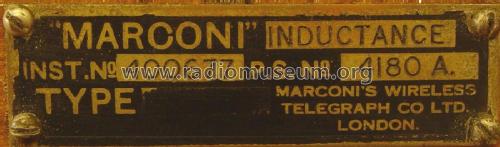 Inductance ; Marconi Co. (ID = 2271960) Radio part