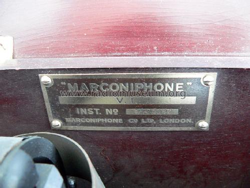 Marconiphone V 1; Marconi Co. (ID = 1276160) Radio