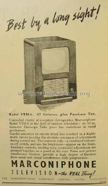 VT50A; Marconi Co. (ID = 1660999) Fernseh-E