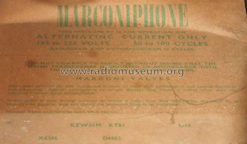 Marconiphone 911; Marconi Co. (ID = 494579) Radio