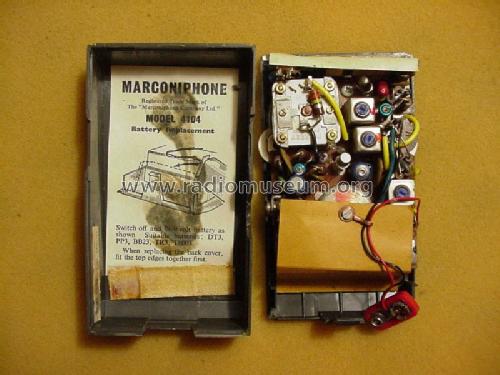 Marconiphone Minstrel 4104; Marconi Co. (ID = 577627) Radio