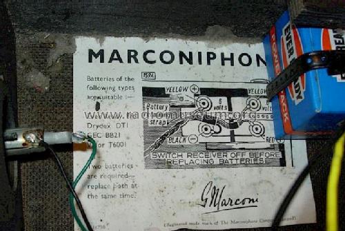 T82B; Marconi Co. (ID = 401531) Radio