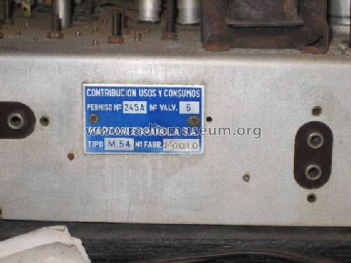 M-54; Marconi Española S.A (ID = 477551) Radio