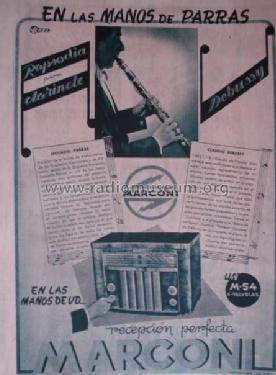 M-54; Marconi Española S.A (ID = 477554) Radio