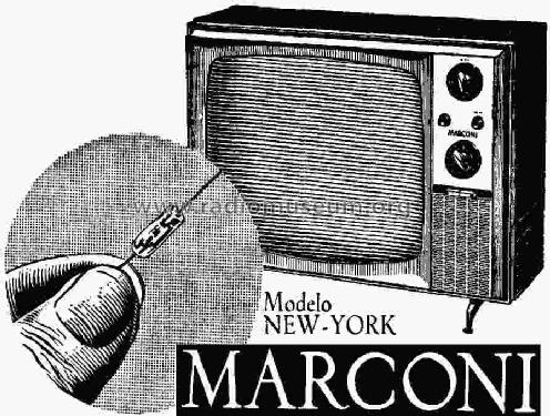 New York TM-632; Marconi Española S.A (ID = 618458) Télévision
