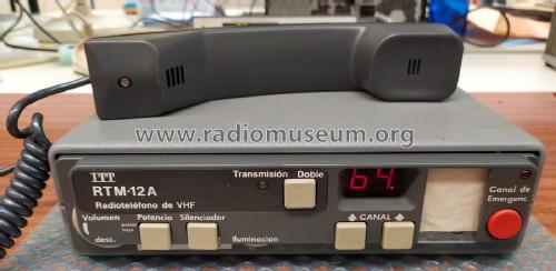 Radiotelefono de VHF RTM-12A; Marconi Española S.A (ID = 2622757) Commercial TRX