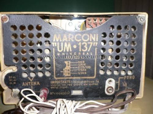 UM-137; Marconi Española S.A (ID = 1613168) Radio