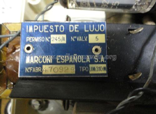 UM-310; Marconi Española S.A (ID = 2048796) Radio