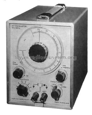 A.F. Oscillator TF 2102M ; Marconi Instruments, (ID = 2528451) Equipment