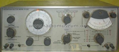 Distortion Factor Meter TF2331; Marconi Instruments, (ID = 1454239) Equipment