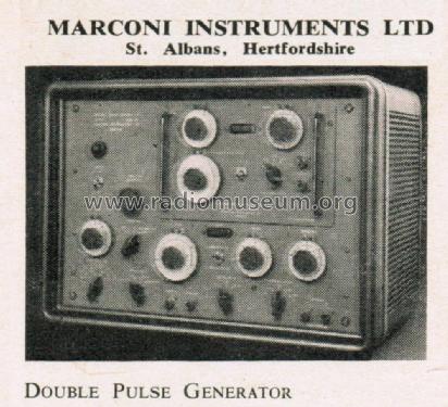 Dual Impulse Generator TF 1400; Marconi Instruments, (ID = 2659738) Equipment