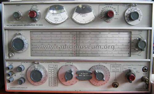 MF/HF AM Signal Generator TF2002; Marconi Instruments, (ID = 603888) Equipment