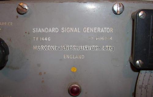 RF Signal Generator TF144G; Marconi Instruments, (ID = 1757569) Equipment