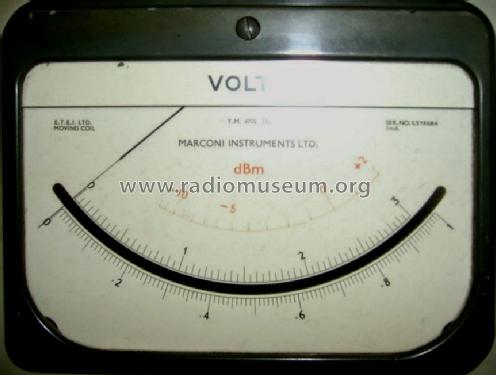 Sensitive Valve Voltmeter TF2600; Marconi Instruments, (ID = 1667015) Equipment