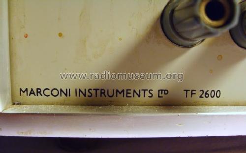 Sensitive Valve Voltmeter TF2600; Marconi Instruments, (ID = 1667018) Equipment